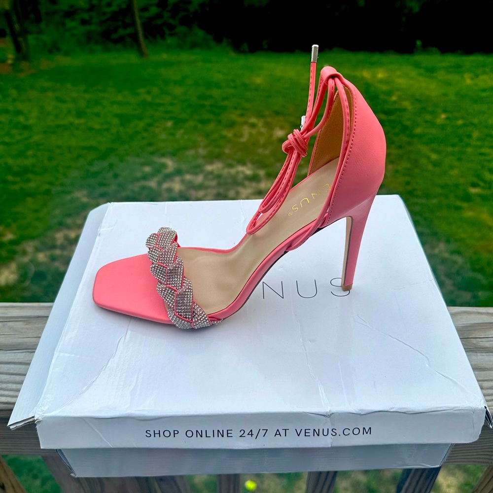 Pink party heel